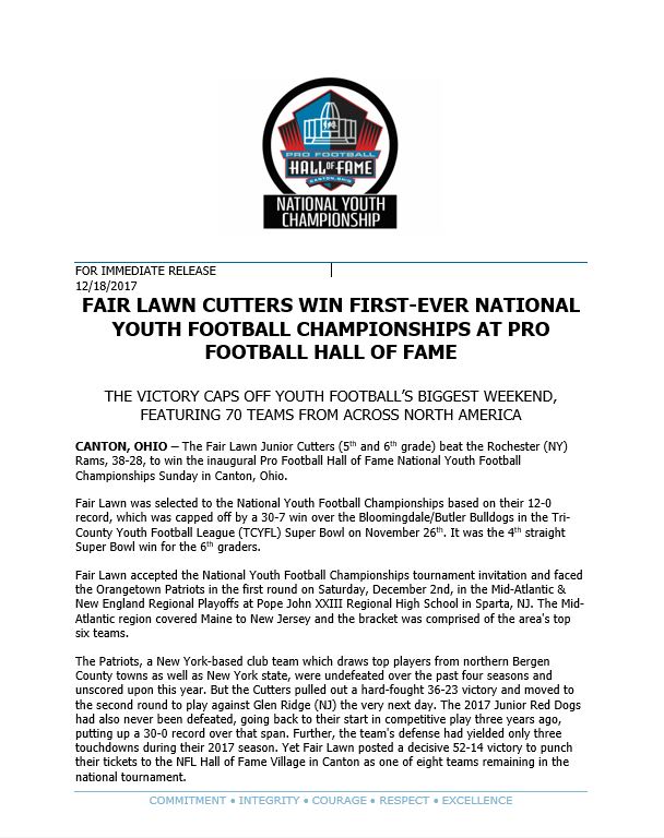 Press Release page 1